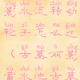 古墓丽影暗影水流转动轮子怎么过(古墓丽影蓄水池古墓怎么过)