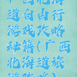 广西北海道自由行游戏攻略秘籍(广西北海道旅游攻略)