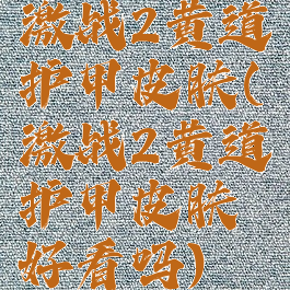 激战2黄道护甲皮肤(激战2黄道护甲皮肤好看吗)