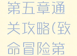 致命游戏第五章通关攻略(致命冒险第四章攻略)